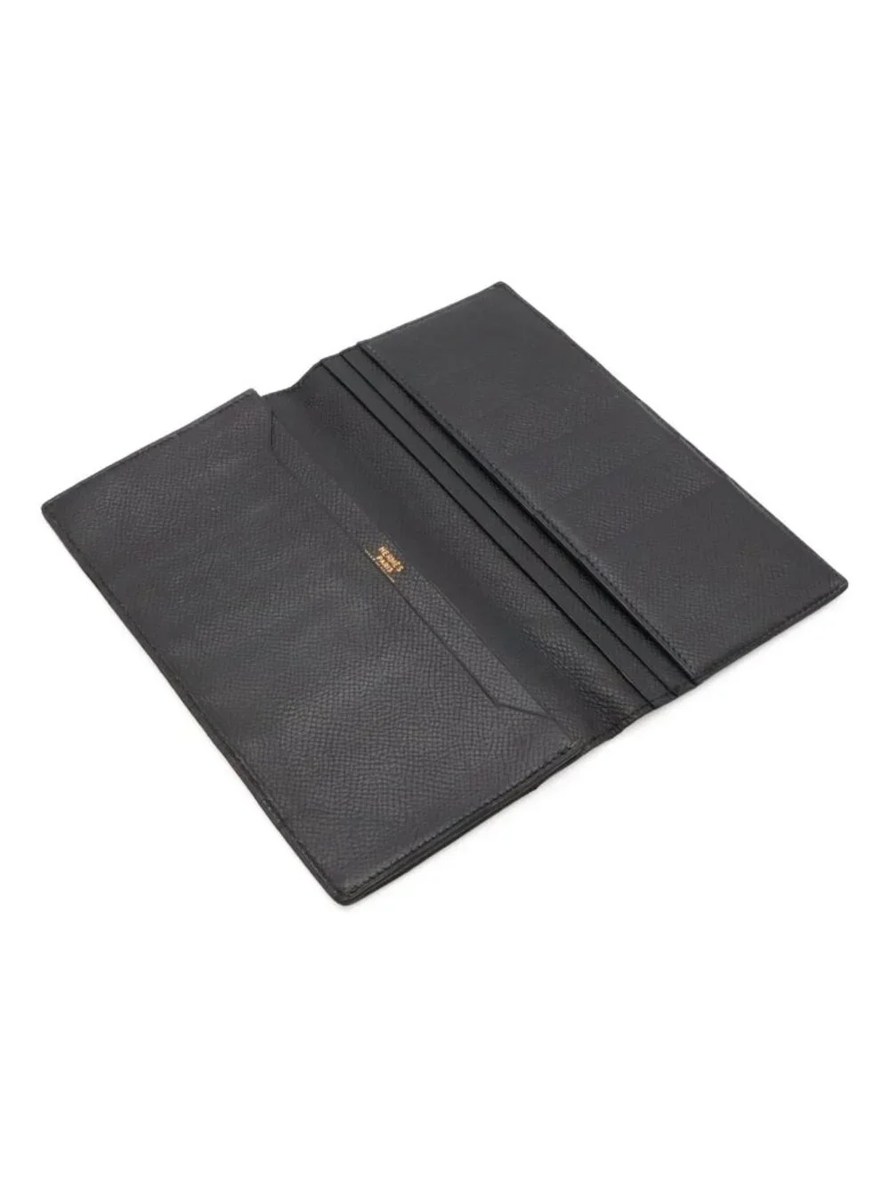 Hermes Mc2 Fleming Bifold Wallet Veau Epsom Black